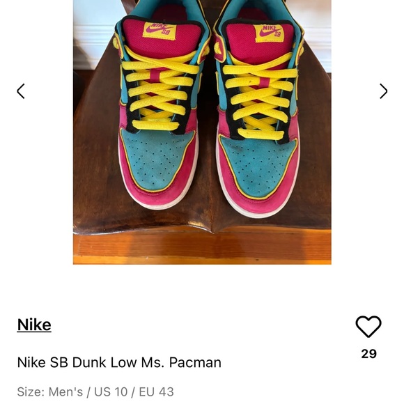 Nike SB Dunk Low “Ms PAC-Man” size 10 - Picture 6 of 8